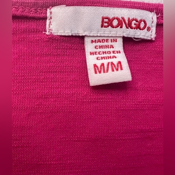 Bongo tee top pink lots of rhinestones and sparkles.  Size M/M. - Picture 6 of 7